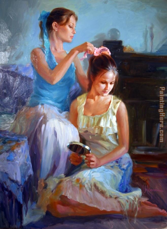 Caring Touch painting - Vladimir Volegov Caring Touch art painting